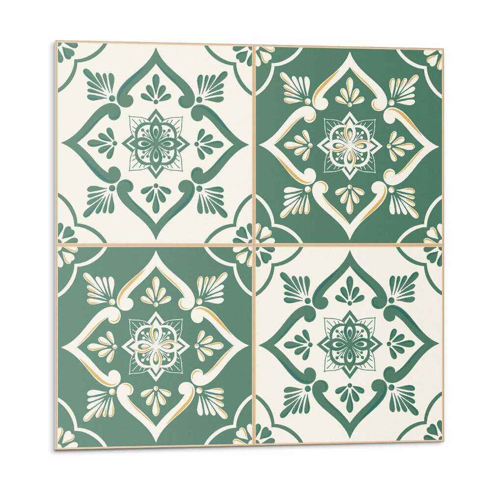 Panou decorativ pvc Motive florale pe ceramică