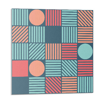 Panou perete Forme colorate într-un stil geometric