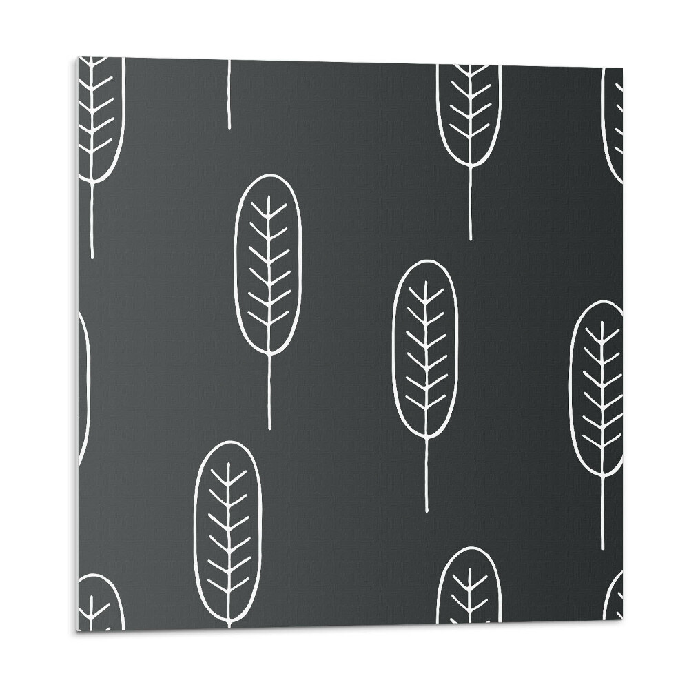 Panou decorativ Frunze pe un fundal colorat