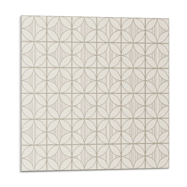 Panou perete Model rotund în stil geometric