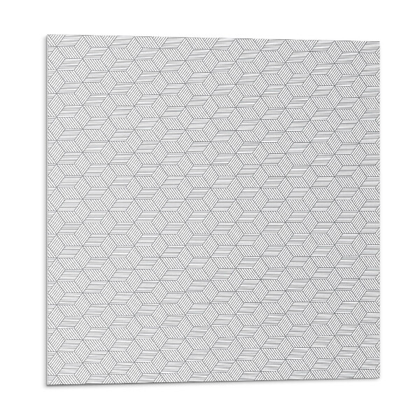Panou perete Frunze hexagonale într-un stil dinamic