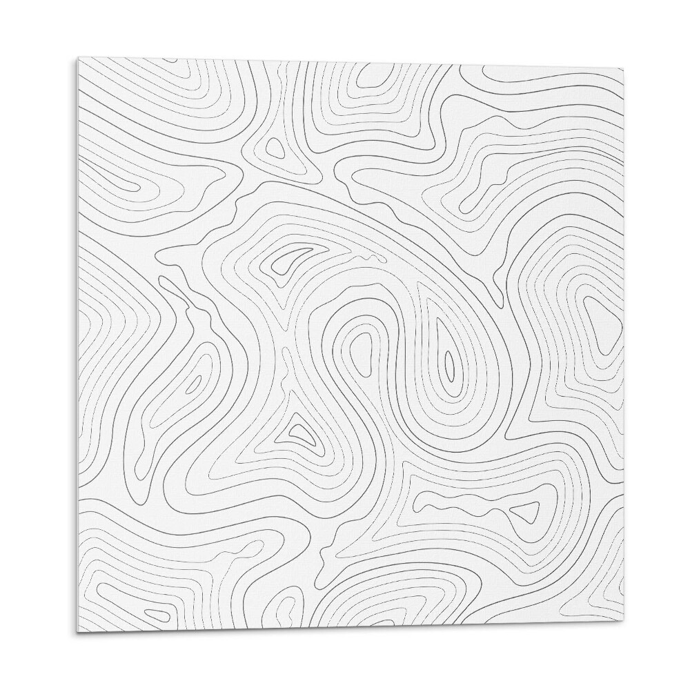 Panou decorativ pvc Modele de linii abstracte ondulate