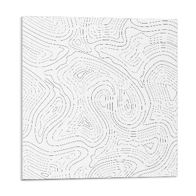 Panou decorativ pvc Modele de linii abstracte ondulate