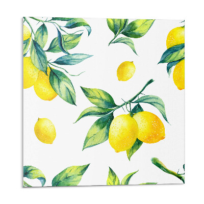 Panou perete Motiv de lămâie cu frunze
