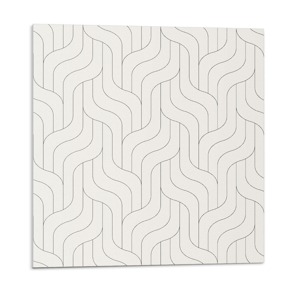 Panou decorativ pvc Valuri geometrice într-un model armonios