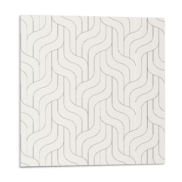 Panou decorativ pvc Valuri geometrice într-un model armonios