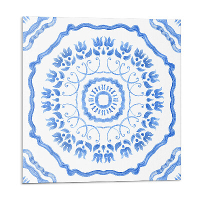 Panou decorativ Model floral într-un cerc