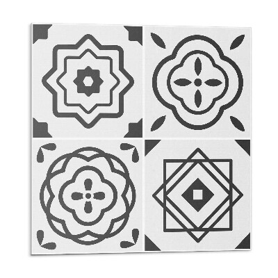 Panou decorativ Modele geometrice în forme pătrate