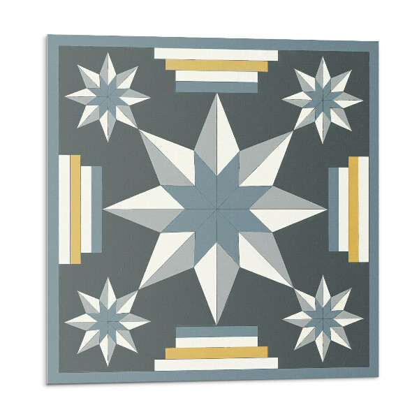 Panou perete Forme de stea în stil geometric