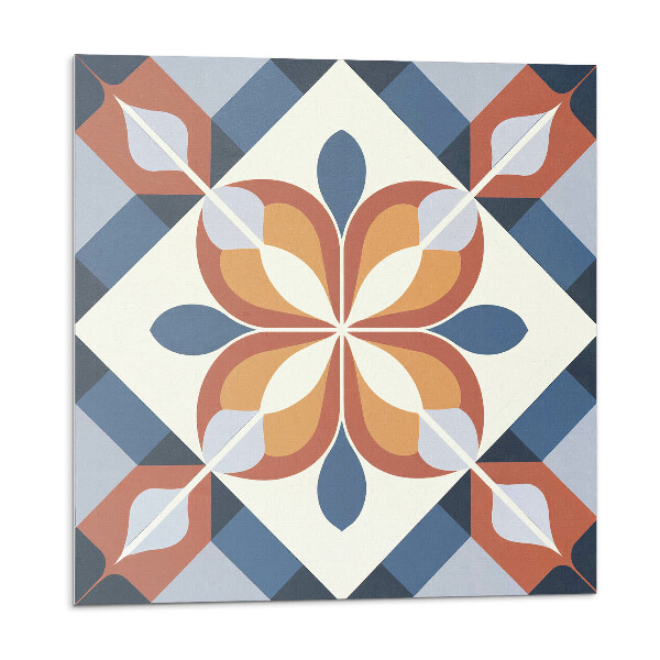 Panou decorativ pvc Motiv floral în stil geometric
