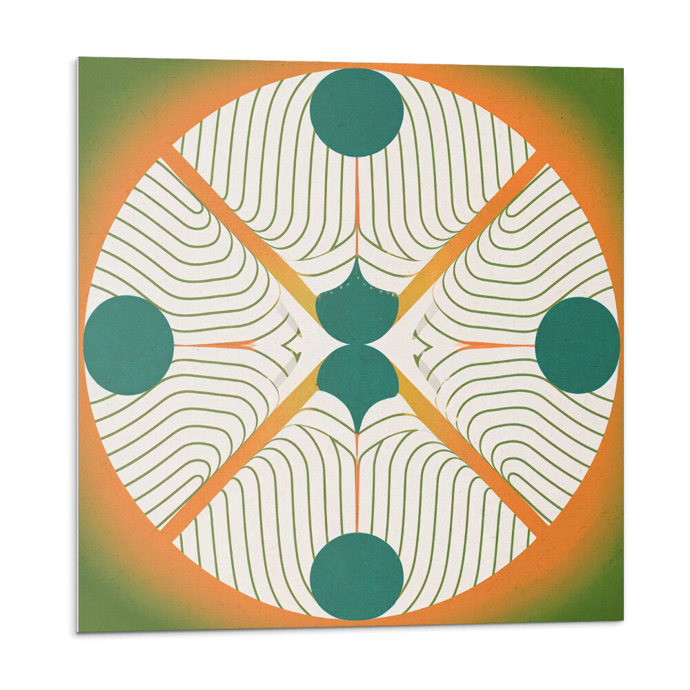 Panou perete Motiv abstract în formă de cercuri