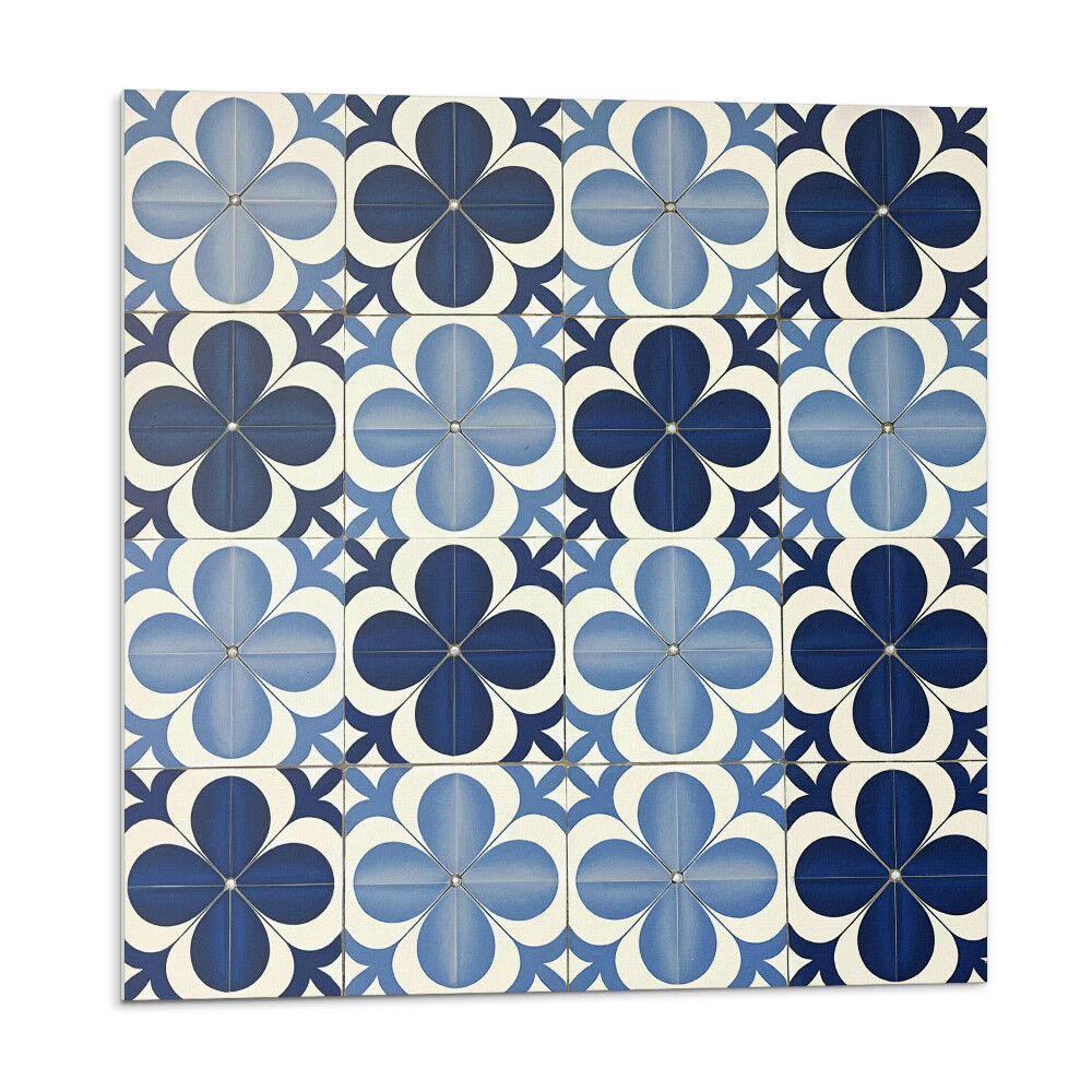 Panou decorativ Forme florale în geometrie