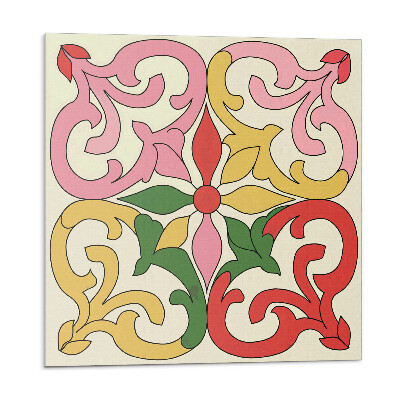 Panou decorativ Motiv floral cu detalii decorative