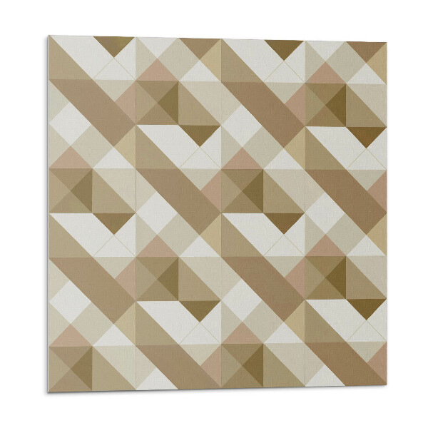 Panou perete Forme pământești într-un stil geometric
