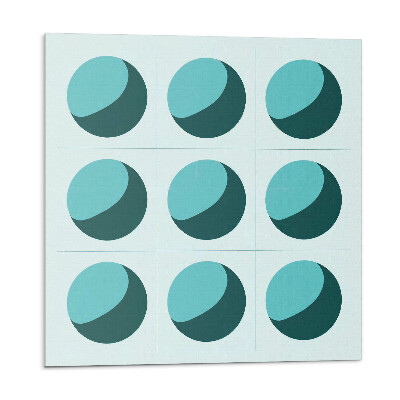 Panou perete Sfere într-o grilă geometrică