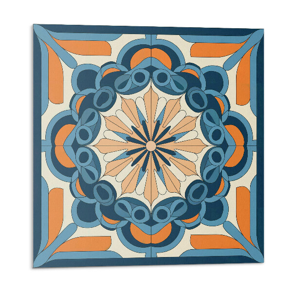 Panou decorativ Mandala florală în cercuri armonioase