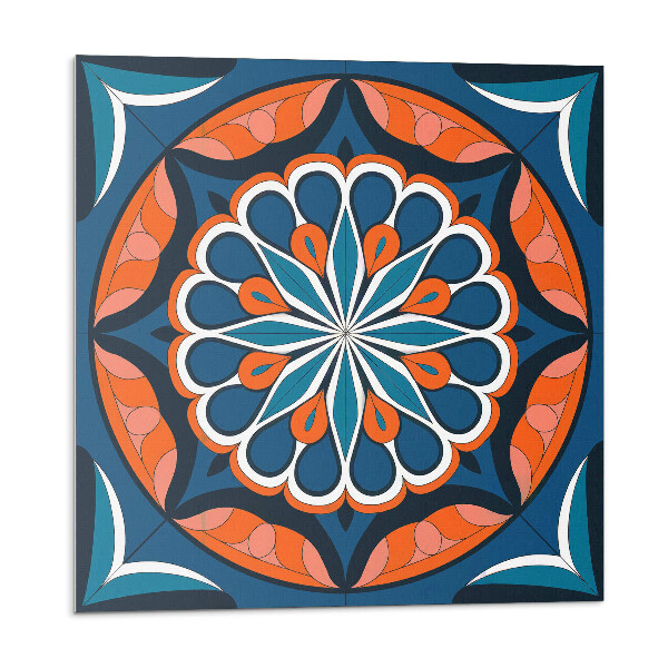 Panou perete Mandala cu model de frunze