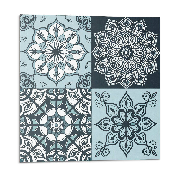 Panou decorativ pvc Modele de mandala în carouri