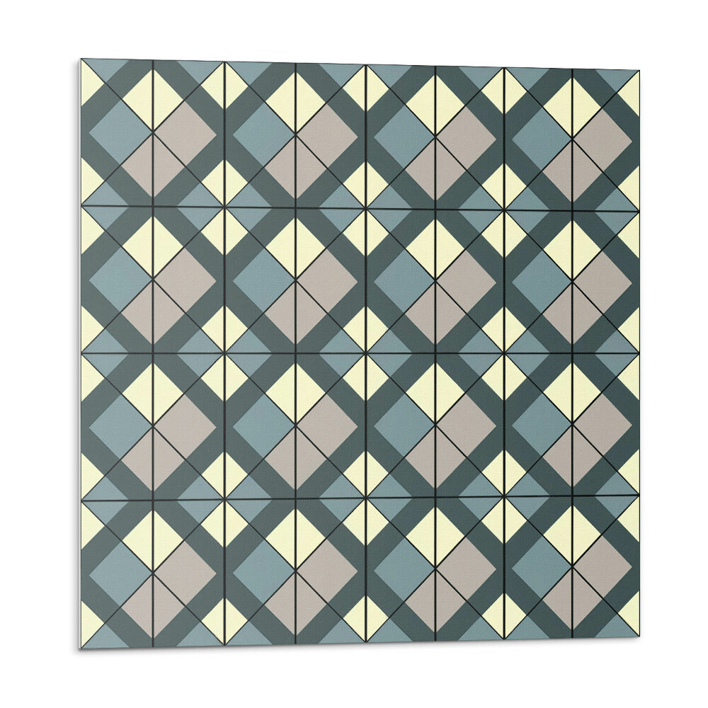 Panou decorativ pvc Model geometric în carouri