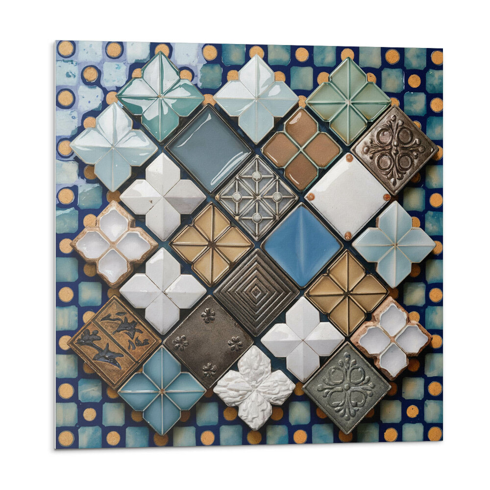 Panou decorativ pvc Motive de plăci ceramice