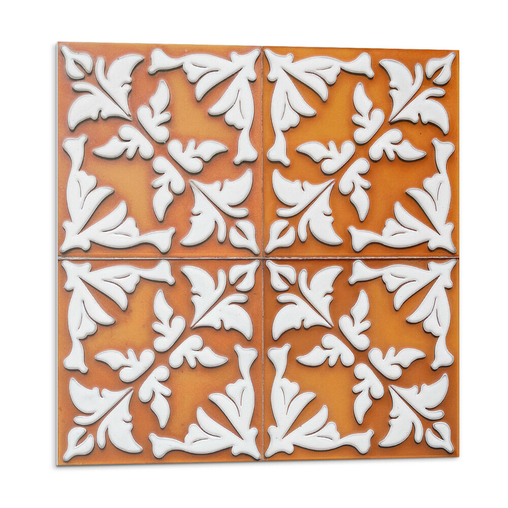 Panou decorativ Inspirații vegetale pe ceramică