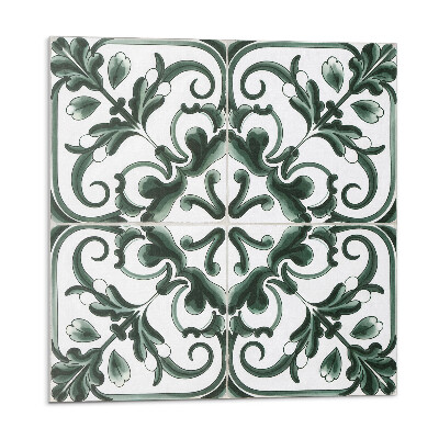 Panou decorativ pvc Pătrate de plante într-un stil geometric