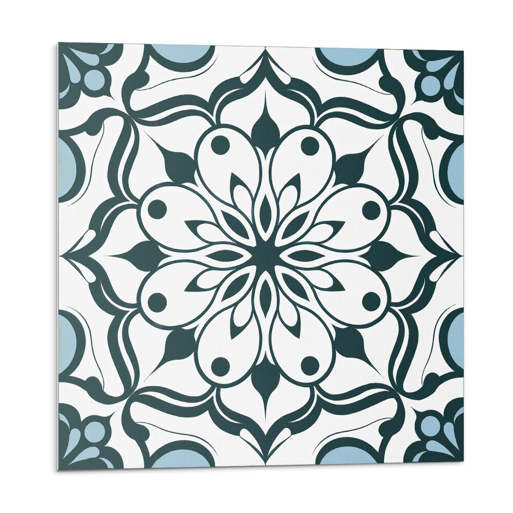 Panou perete Mandala florală în culorile naturii