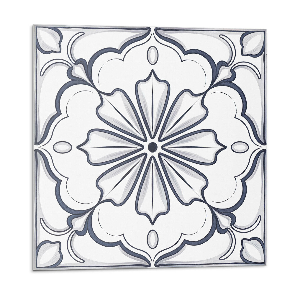 Panou decorativ Motiv floral pe faianță