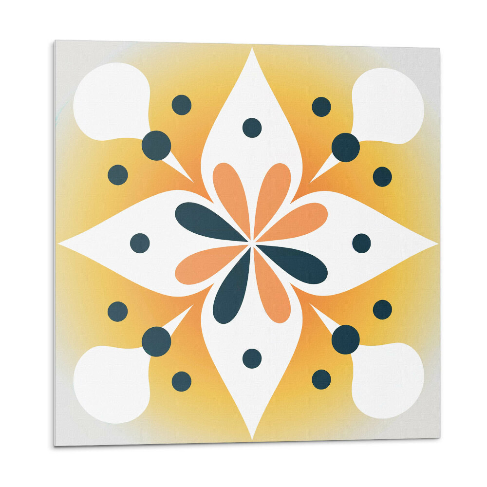 Panou decorativ pvc Motiv floral cu puncte