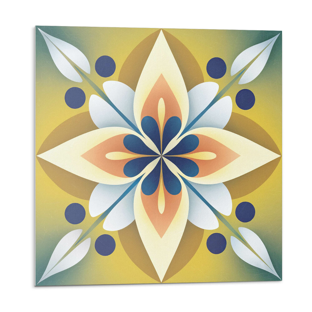 Panou decorativ Mandala florală într-un stil artistic