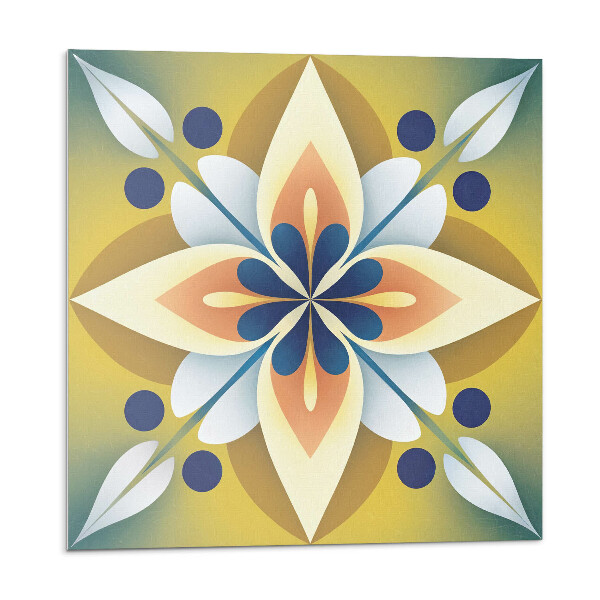 Panou decorativ Mandala florală într-un stil artistic