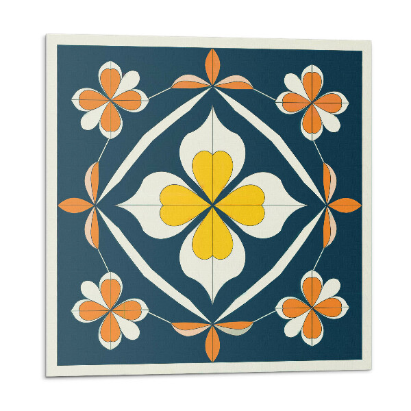 Panou perete Simetrie florală într-un aranjament armonios