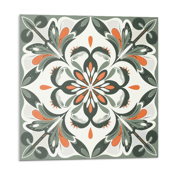 Panou decorativ Motiv floral cu frunze verzi