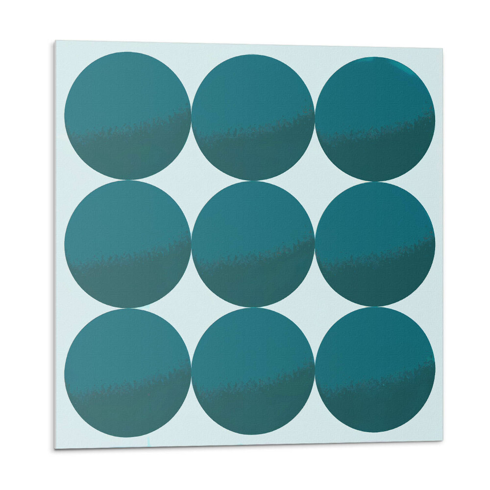 Panou decorativ pvc O grilă de cercuri într-un aranjament armonios