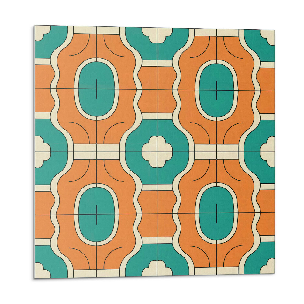 Panou decorativ Model în carouri cu un stil geometric