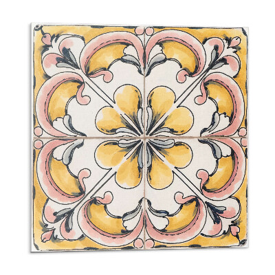 Panou decorativ pvc Mozaic ceramic floral
