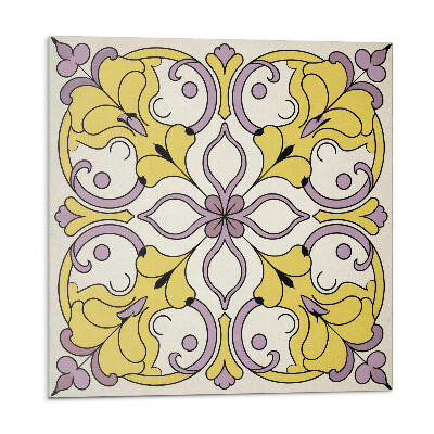 Panou decorativ pvc Motiv floral cu ornamente