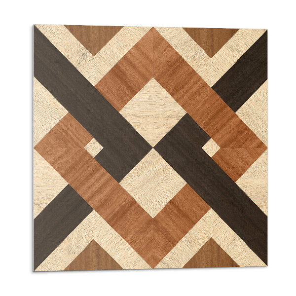 Panou decorativ Motiv geometric din lemn