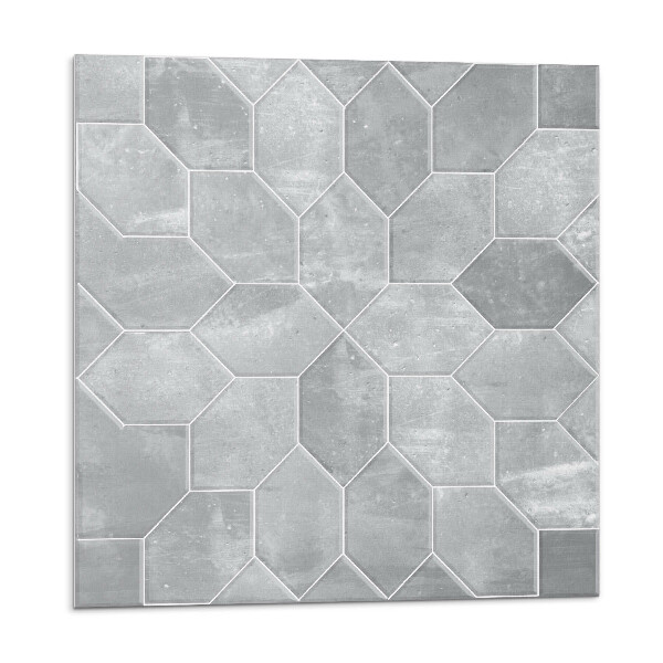 Panou perete Mozaic hexagonal în stil geometric