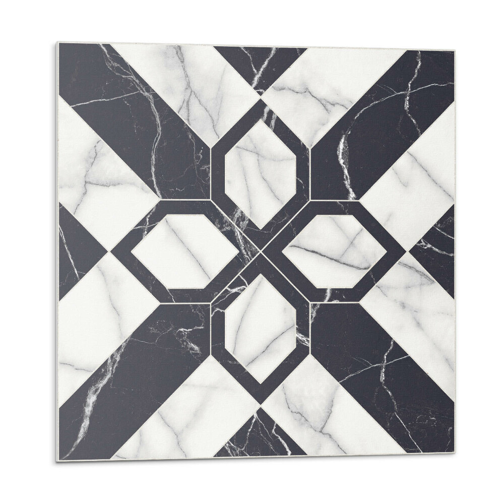 Panou decorativ Model de marmură în forme geometrice