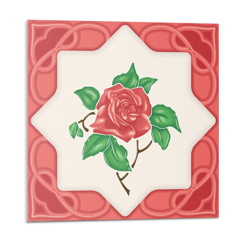 Panou decorativ pvc Un aranjament floral într-o ramă elegantă