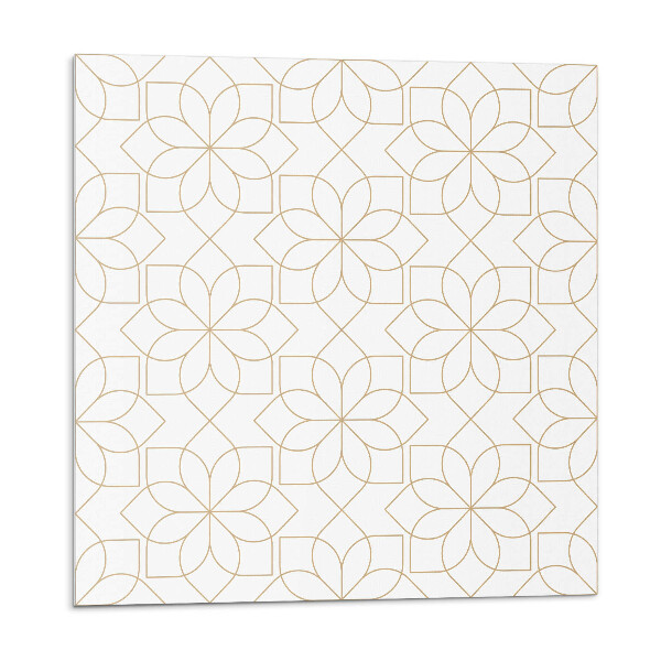 Panou decorativ pvc Geometrie florală într-un stil modern