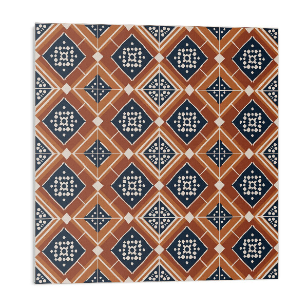 Panou decorativ pvc Geometrie în nuanțe de maro și alb