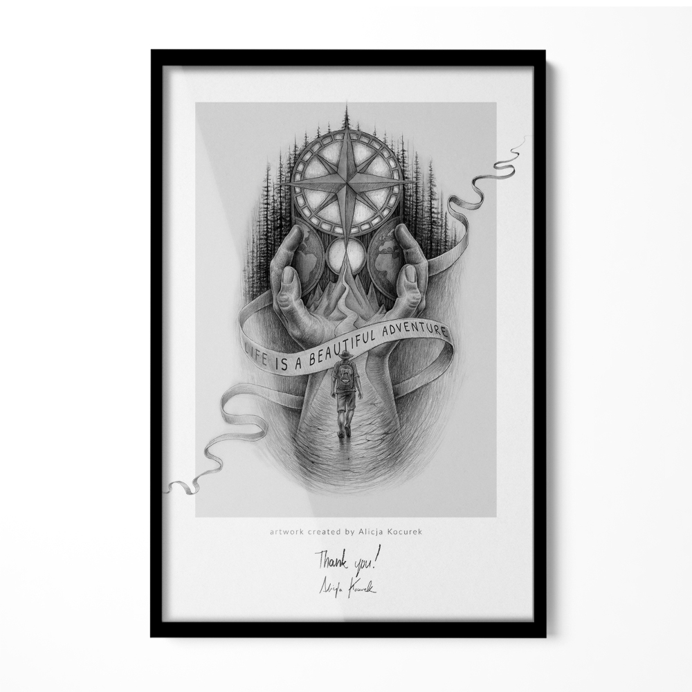 Rama foto neagra 20x30