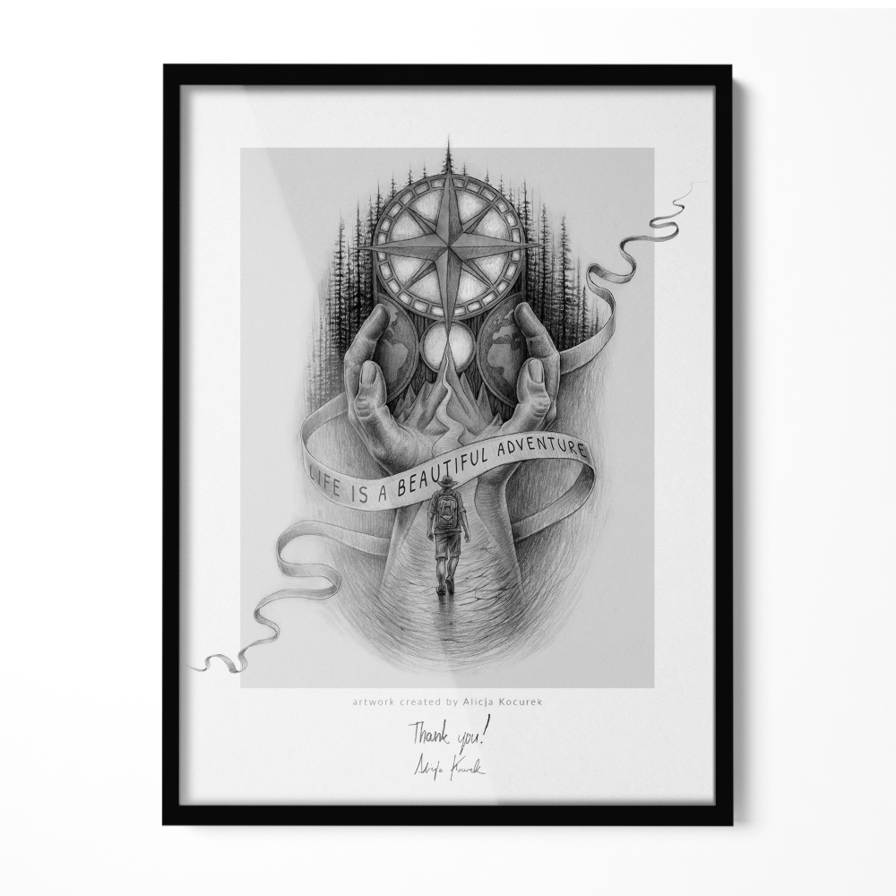 Rama foto neagra 60x80