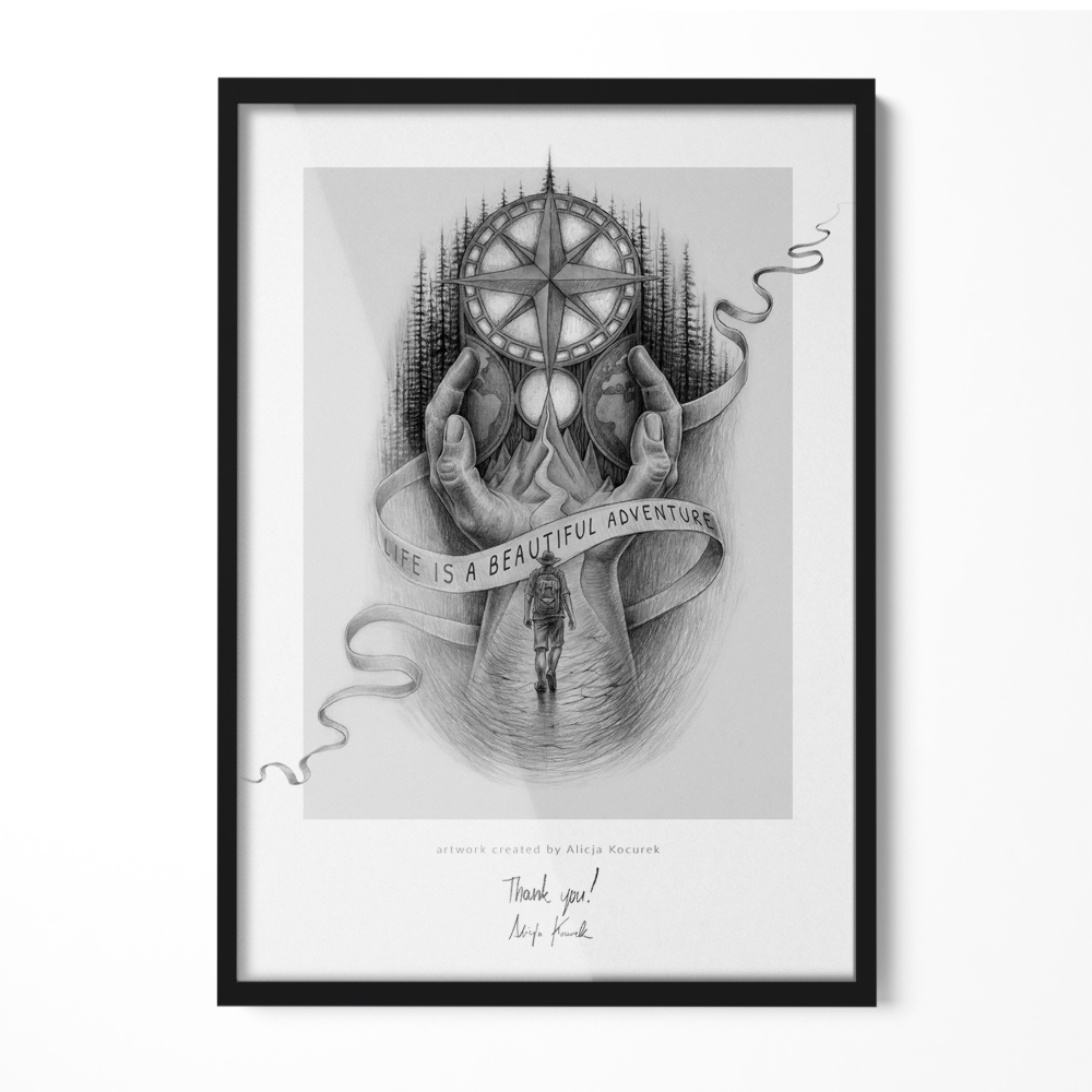 Rama foto neagra 70x100