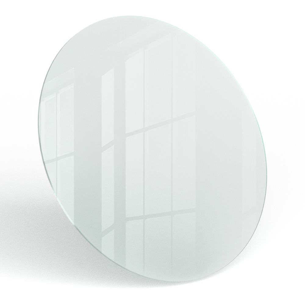 Blat masă rotund semitransparent