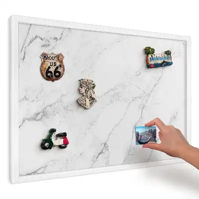 Panou magnetic decorativ cu aspect de marmură ușoară