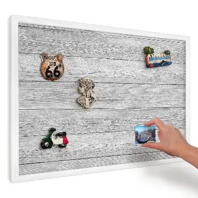 Panou magnetic decorativ cu aspect de lemn gri