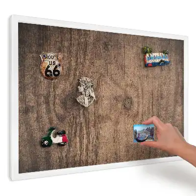 Panou magnetic decorativ cu aspect de lemn natural cald